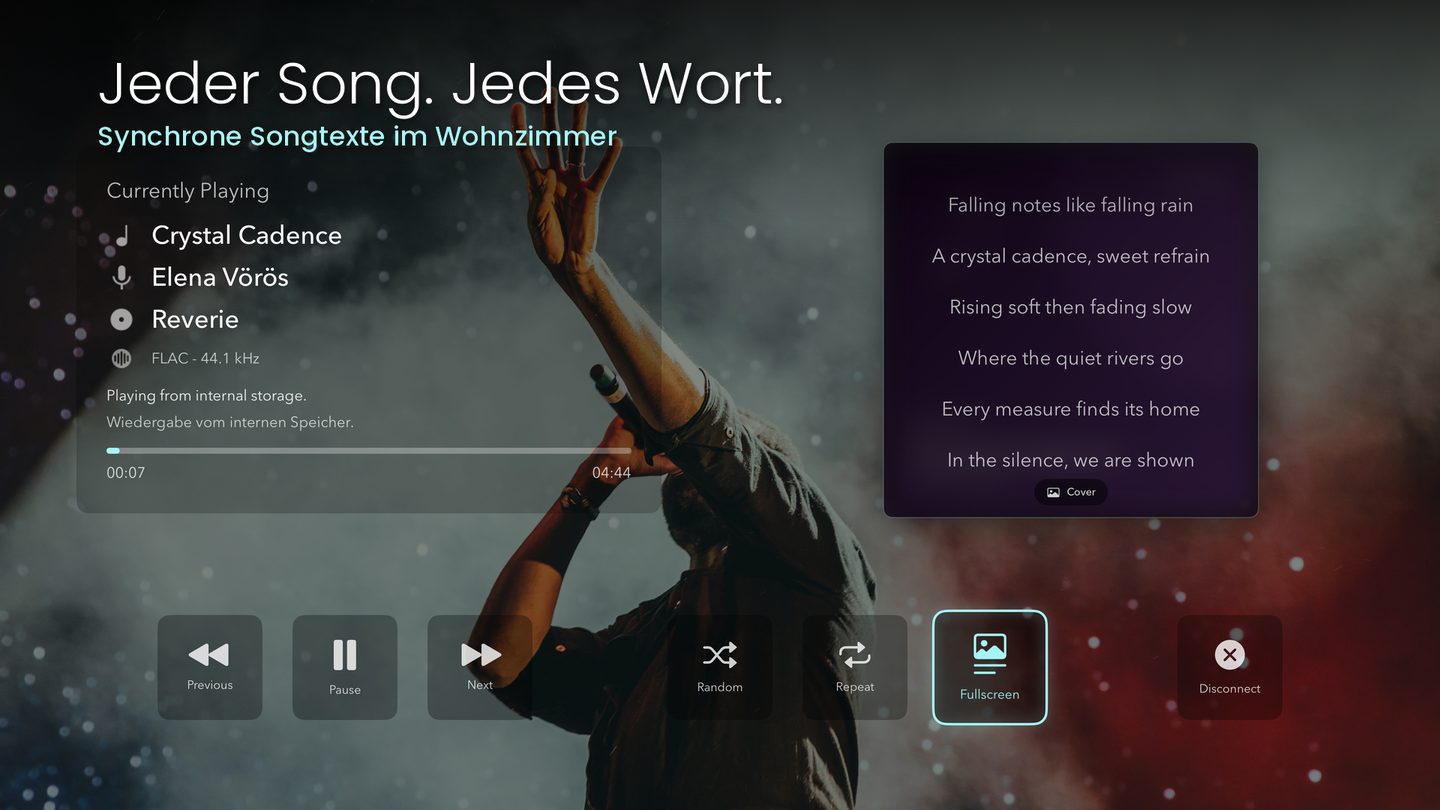 xo|touch TV – synchrone Songtexte