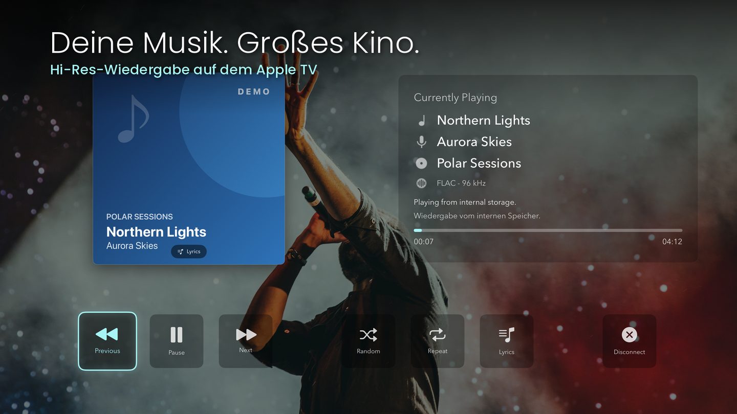 xo|touch TV – Player auf dem Apple TV