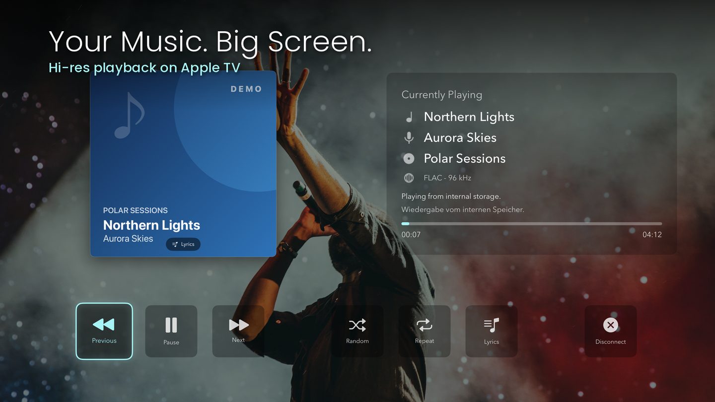 xo|touch TV – player on Apple TV